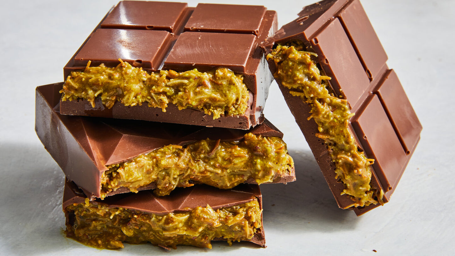 Pistachio Kataifi Dubai Chocolate Bar