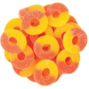 Gummy Peach Rings