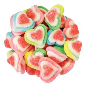 Gummy Rainbow Triple Heart